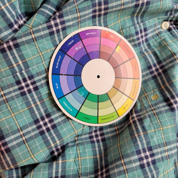 Izod Saltwater Men Shirt XXL Relaxed Classics Long Sleeve Blue Plaid PLA5E - Picture 9 of 9